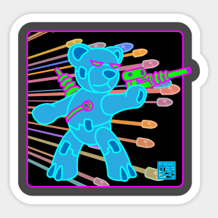 Blastarr Bear Sticker